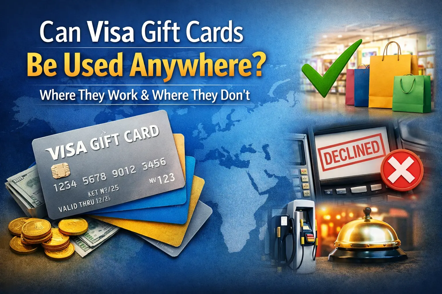 Can Visa Gift Cards Be Used Anywhere? Where They Work and Where They Don’t